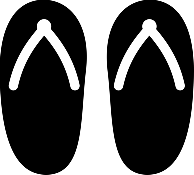 sandals doodle icon png