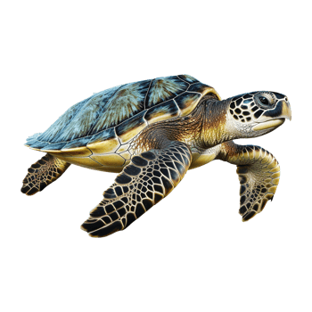 Turtle isolated on transparent background png