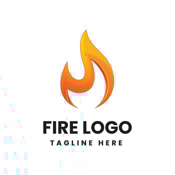 Fire logo vector design