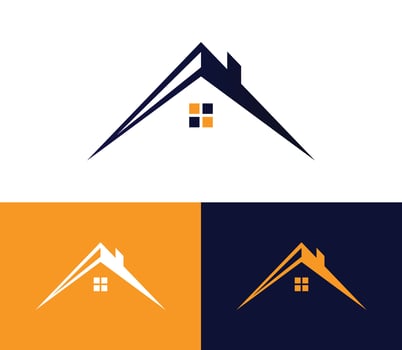 Real estate logo house and property vector