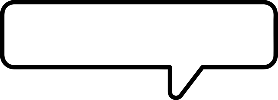 Black and white speech bubble balloon, icon sticker memo keyword planner text box banner, flat png transparent element design