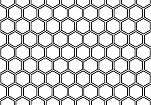 Seamless Honeycomb Shape Motifs Pattern, Beehive or Bee House Form, can use for Decoration, Ornate, Carpet Pattern, Fashion, Fabric, Textile, Tile, Mosaic, Wallpaper, Wrapping Cover, Background, etc. vector