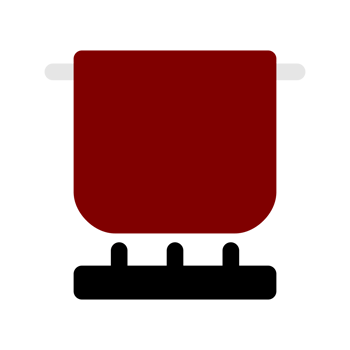 stainless pan on the hob, cooking on a gas stove. Kitchenware utensil and tool at home background png