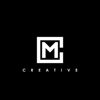 CM Letter Initial Logo Design Template Vector Illustration