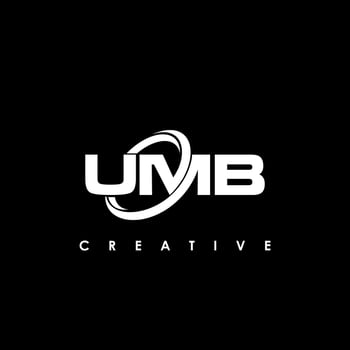 UMB Letter Initial Logo Design Template Vector Illustration