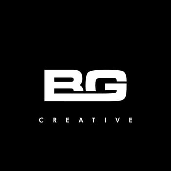 BG Letter Initial Logo Design Template Vector Illustration