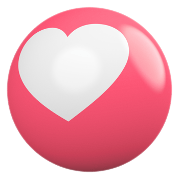 Icon 3D Emoji Love png