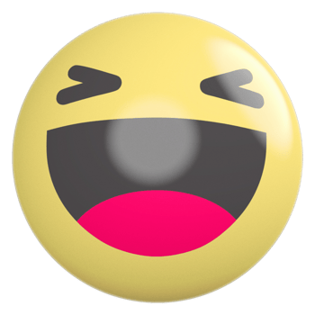 Icon 3D Emoji HaHa png
