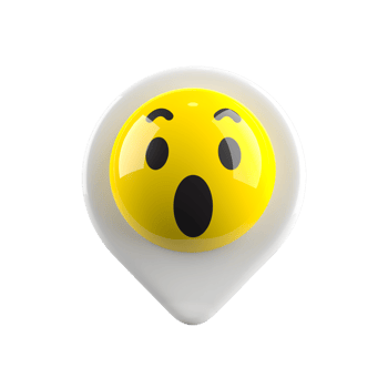 Icon 3D Emoji Wow png