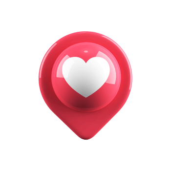Icon 3D Emoji Love png