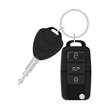 Car Key and of the alarm system. png