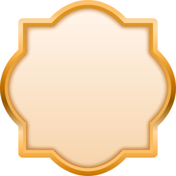 Button Luxury Border Golden png