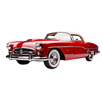 AI generated Vintage car retro car png