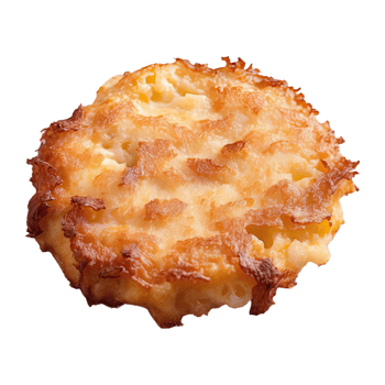 AI generated breakfast food fritters isolated on transparent background png