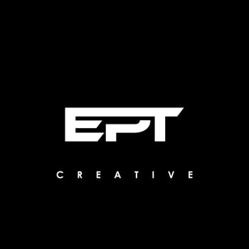 EPT Letter Initial Logo Design Template Vector Illustration