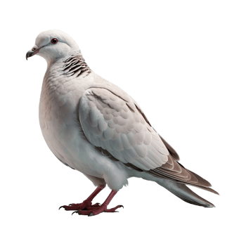 AI generated Doves bird isolated on transparent background png