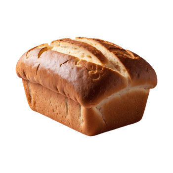 AI generated Bread Loaf isolated on transparent background png