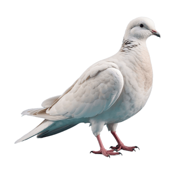 AI generated Doves bird isolated on transparent background png