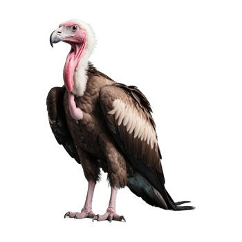 AI generated Vulture bird isolated on transparent background png
