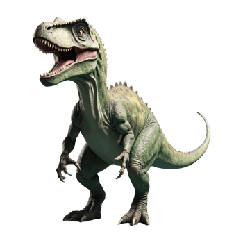 AI generated Dinosaur isolated on transparent background png
