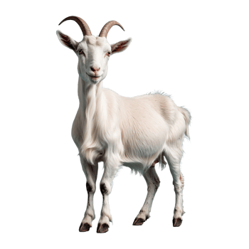 AI generated Goat isolated on transparent background png
