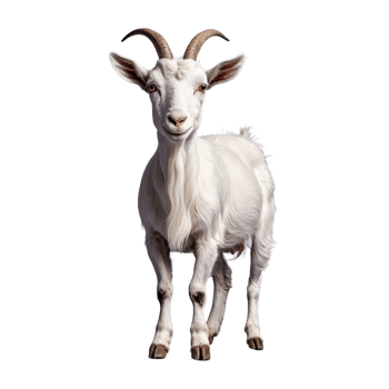 AI generated Goat isolated on transparent background png