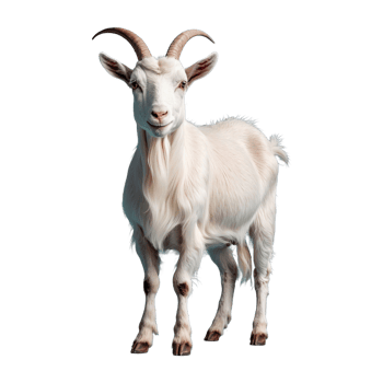 AI generated Goat isolated on transparent background png