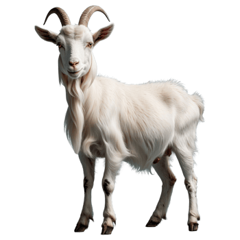 AI generated Goat isolated on transparent background png