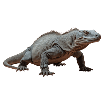 AI generated Komodo Dragon isolated on transparent background png