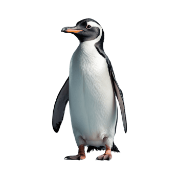AI generated Penguin isolated on transparent background png