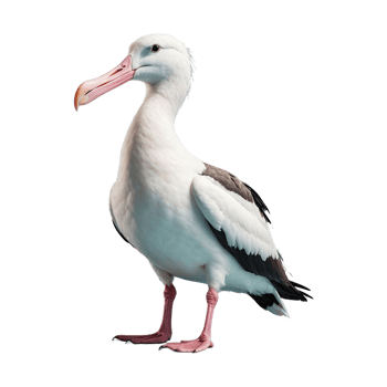 AI generated Albatrosses bird isolated on transparent background png