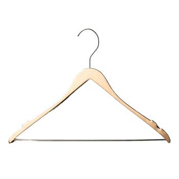 AI generated Clothes Hanger With Metal Clip isolated on transparent background png