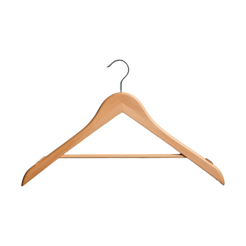 AI generated Wooden Clothes Hanger isolated on transparent background png