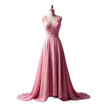 AI generated Party Dress isolated on transparent background png