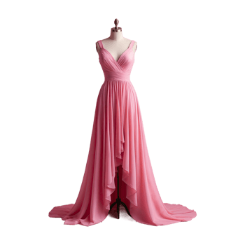 AI generated Party Dress isolated on transparent background png