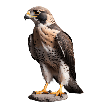 AI generated Falcon bird isolated on transparent background png