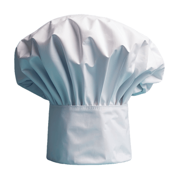 AI generated Chef Hat isolated on transparent background png