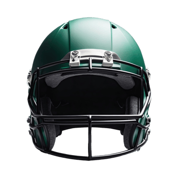 AI generated Footbal Helmet isolated on transparent background png