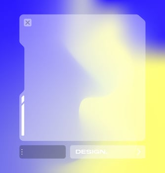 Futuristic square gradient background. Pop up window vector illustration.