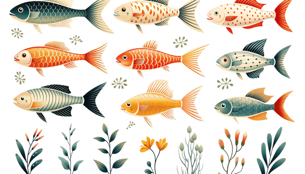 AI generated Tropical fish clipart, transparent background, marine life, underwater creature, colorful fish illustrations, aquatic animal, oceanic fauna, sea creature png