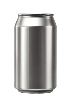 AI generated Aluminum blank soda can PNG