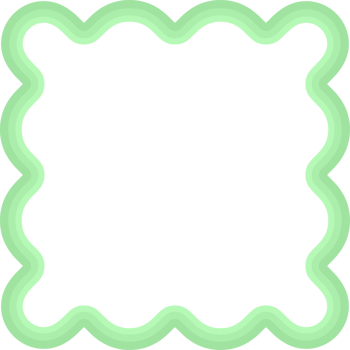 Y2k squiggle frame. Zigzag wavy border for story. Rectangle serrated retro groovy shape. Cute funky geometric posters for modern design. Vector aesthetic elements. png