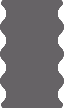Y2k squiggle frame. Zigzag wavy border for story. Rectangle serrated retro groovy shape. Cute funky geometric posters for modern design. Vector aesthetic elements. png