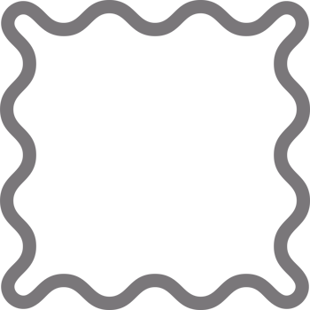 Y2k squiggle frame. Zigzag wavy border for story. Rectangle serrated retro groovy shape. Cute funky geometric posters for modern design. Vector aesthetic elements. png