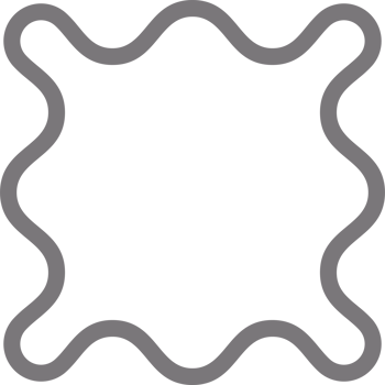 Y2k squiggle frame. Zigzag wavy border for story. Rectangle serrated retro groovy shape. Cute funky geometric posters for modern design. Vector aesthetic elements. png