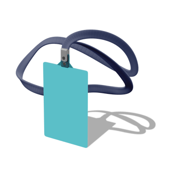 ID Card Mockup 3D Render png