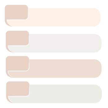 Infographic List with 4 Steps and Process Design png