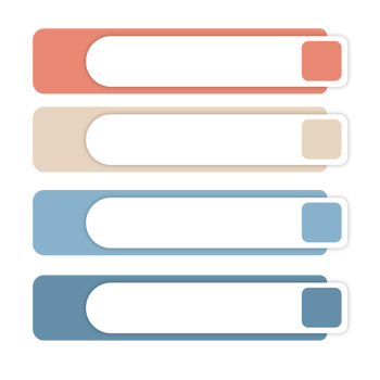 Infographic List with 4 Steps and Process Design png