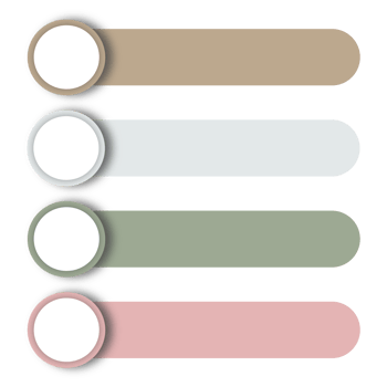 Infographic List with 4 Steps and Process Design png