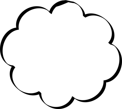 Black and white speech bubble balloon, icon sticker memo keyword planner text box banner, flat png transparent element design